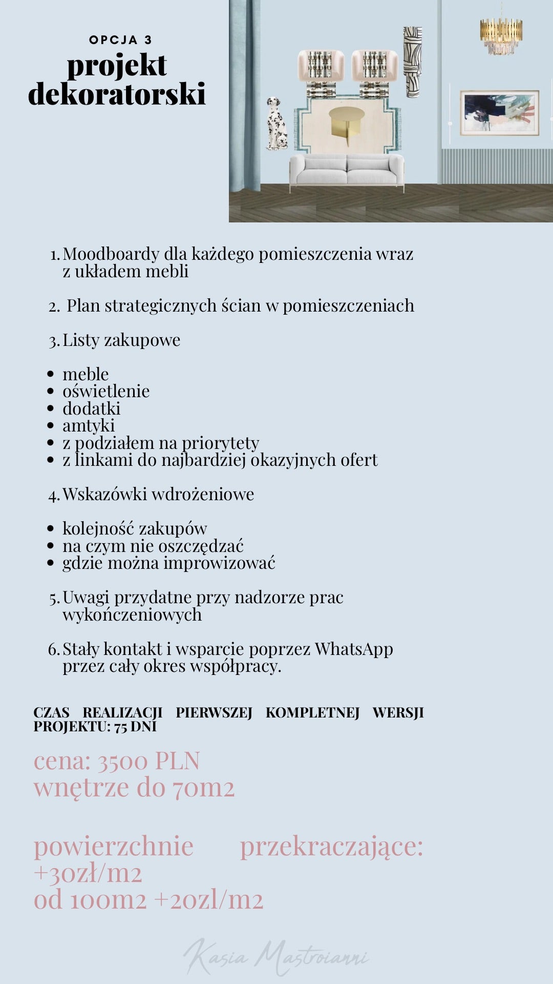 Kompleksowy projekt dekoratorski